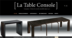 Desktop Screenshot of latableconsole.com